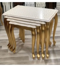 Masifart Sputare Yeni Lükens Zigon Sehpa Altın Varak